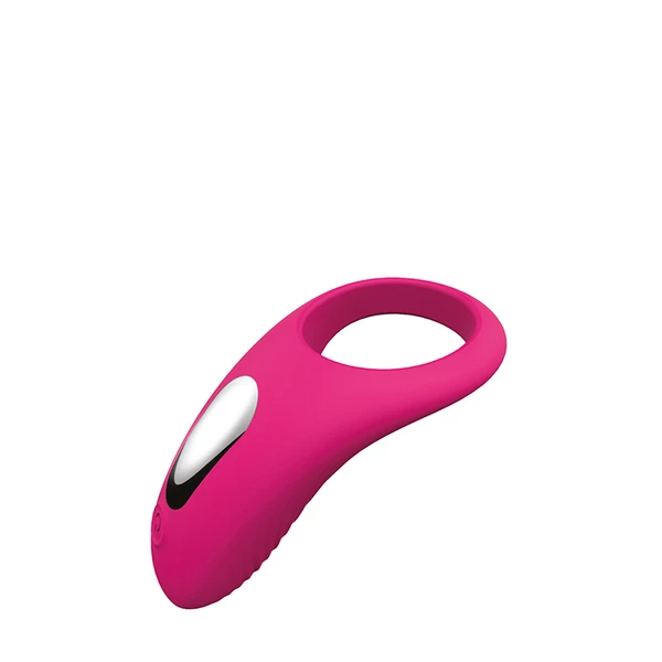 Dream Toys Pierścień Couples Enhancer Magenta - Wibrujący pierścień na penisa