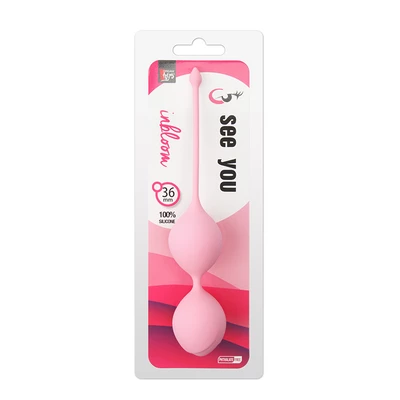 Dream Toys See You In Bloom Duo Balls 36Mm Pink - Kulki gejszy