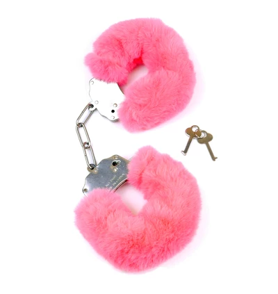 Fetish Fantasy Furry CuPink - Kajdanki z futerkiem, różowe