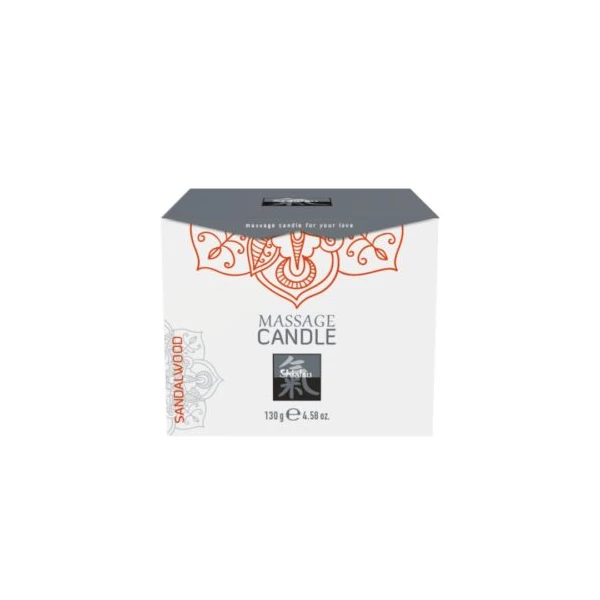 HOT Shiatsu Massage Candle Sandalwood 130G. - Świeca do masażu
