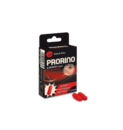 HOT Prorino Women Black Line Libido Caps 10 szt - środek zwiększający libido