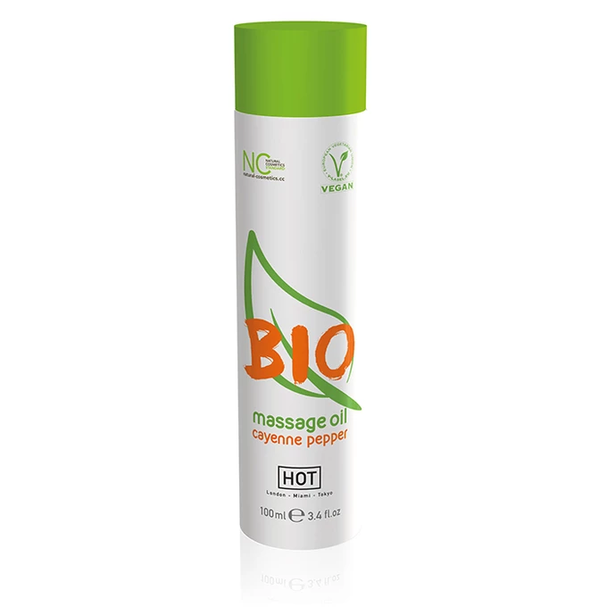 HOT Bio Massage Oil Cayenne Pepper 100Ml. - Bio olejek do masażu