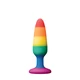 Dream Toys Colourful Love Rainbow Anal Plug Small  - Anální kolík