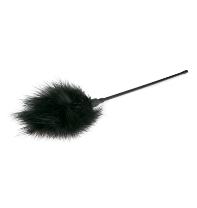 Easy Toys Black Tickler Long - Piórko do łaskotania, czarne