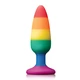 Dream Toys Colourful Love Rainbow Anal Plug Medium  - Anální kolík
