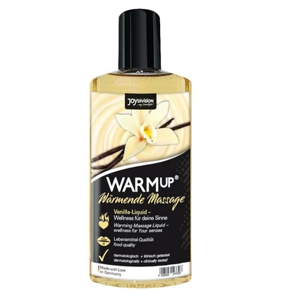 JoyDivision Warmup Vanilia.150Ml - Rozgrzewający olejek do masażu, waniliowy