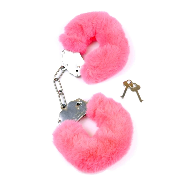 Fetish Fantasy Furry CuPink - Kajdanki z futerkiem, różowe