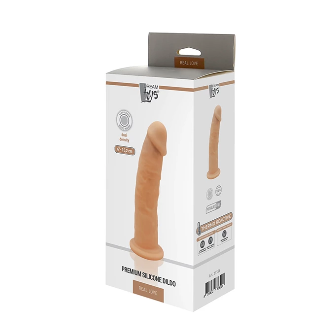 Dream Toys Real Love Dildo 6Inch Flesh - Dildo klasyczne, cieliste