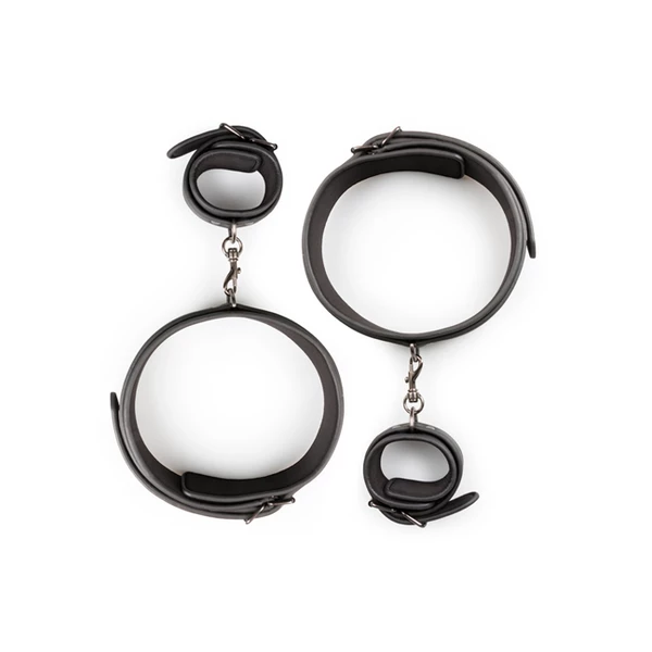 Easy Toys Thigh &amp; Wrist Cuff Set - Kajdanki z opaskami do ud