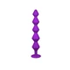 Lola Games Anal Bead With Crystal Emotions Chummy Purple  - Anální korálky s křišťálem fialové