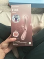 Satisfyer Hot Lover (champagne)  - Vibrátor rabbit s vyhříváním, barva Champagne