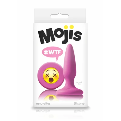 NS Novelties Mojis Plug #Wtf - Korek analny, emoji fioletowy