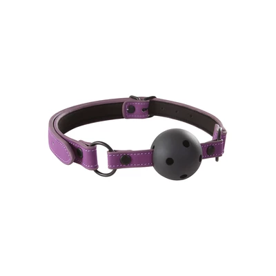 NS Novelties Lust Bondage Ball Gag Purple - Knebel z kulką, fioletowy