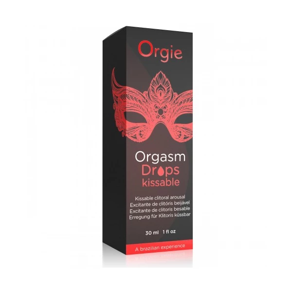 Orgie Orgasm Drops Kissable 30 Ml - Krople stymulujące do łechtaczki
