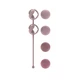 Lola Games Replacement Vaginal Balls Set Love Story Valkyrie Pink  - Venušiny kuličky fialové