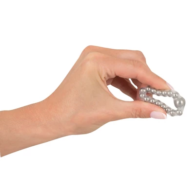NMC Maximum Metal Ring - Metalowy pierścień erekcyjny w silikonowej tulejce