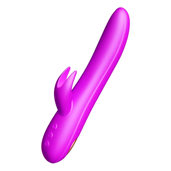 Ohh Mondi Purple - Wibrator króliczek z funkcją ogrzewania, fioletowy
