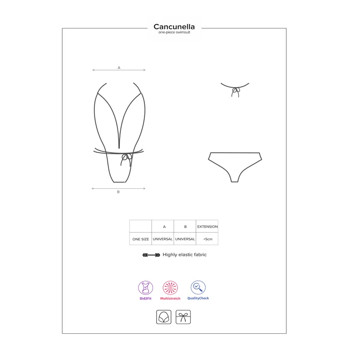 Obsessive Cancunella - strój kąpielowy, Panterka