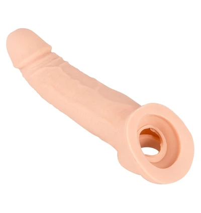 Nature Skin Penis Sleeve With O - Nakładka na penisa