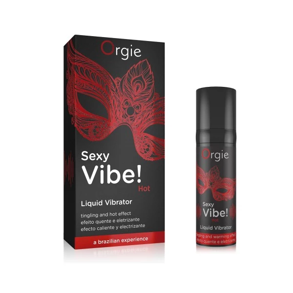 Orgie Hot Liquid Vibrator 15 Ml - Żel stymulujący dla par, rozgrzewający