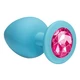 Lola Toys Anal Emotions Cutie Large Blue Pink Crystal  - růžový anální kolík s diamantem