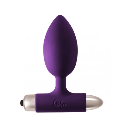 Lola Toys Vibrating Anal Plug Spice It Up Perfection Ultraviolet - Wibrujący korek analny, fioletowy