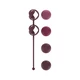 Lola Games Replacement Vaginal Balls Set Love Story Valkyrie Wine Red  - Venušiny kuličky červené