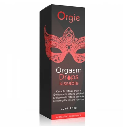 Orgie Orgasm Drops Kissable 30 Ml - Krople stymulujące do łechtaczki