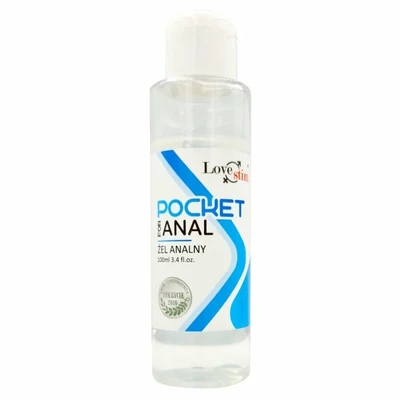 Love Stim Pocket In Anal 100 ml - Lubrykant analny na bazie wody