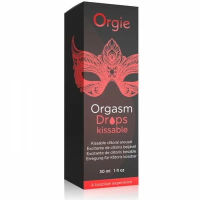 Orgie Orgasm Drops Kissable 30 Ml - Krople stymulujące do łechtaczki