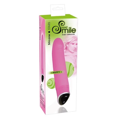 Sweet Smile Happy Pink - Wibrator klasyczny, różowy