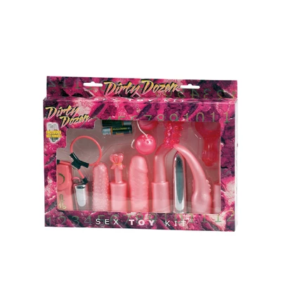 Seven Creations Dirty Dozen Sex Toy Kit Pink - Zestaw gadżetów