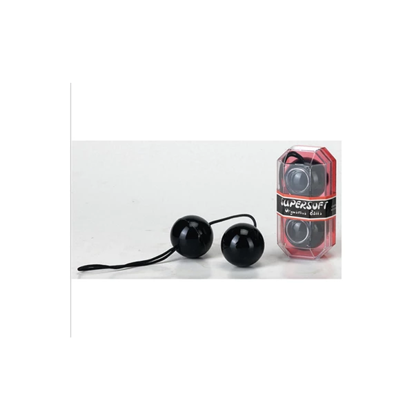 Seven Creations Pvc Duotone Balls Black - Kulki gejszy