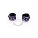 Toyfa Hand Cuffs With Metal Chain Tracery Purple  - Pouta