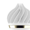 Satisfyer Sweat Treat (White/Gold) - Miniwibrator w kształcie lodów, biały