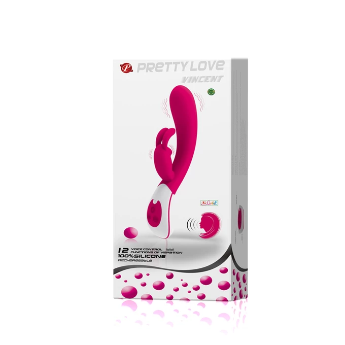 Pretty Love Vincent 12 Voice Control - Wibrator króliczek sterowany głosowo