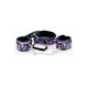 Toyfa Set Collar With Hand Cuffs Metal Chain Tracery Purple  - pouta s obojkem