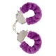 ToyJoy Furry Fun Cuffs Purple Plush  - Pouta s kožešinou fialová