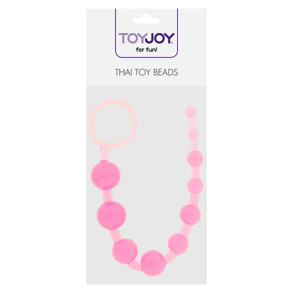 ToyJoy Thai Toy Beads Pink - Koraliki analne, różowe