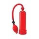 Pipedream Beginners Power Pump Red  - červená vakuová pumpa