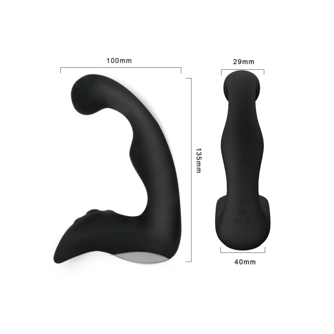 Power Escorts New Prostate Stimulator Black Prostate Stimulator - Wibrujący masażer prostaty