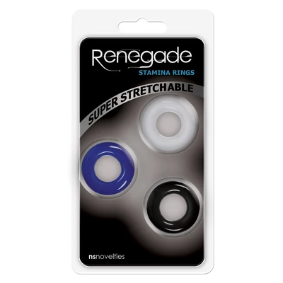 RenegadeStamina Rings - Zestaw elastycznych pierścieni erekcyjnych
