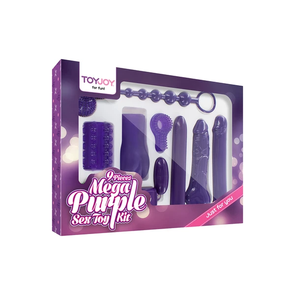 ToyJoy Mega Purple Sex Toy Kit - Zestaw gadżetów bdsm
