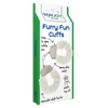 ToyJoy Furry Fun Cuffs White Plush - Kajdanki z futerkiem, białe