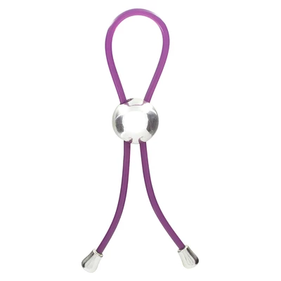 ToyJoy Adjustable Love Ring Purple - Regulowany pierścień, lasso na penisa