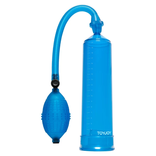 ToyJoy Power Pump Blue - Pompk powiększająca penisa, niebieska