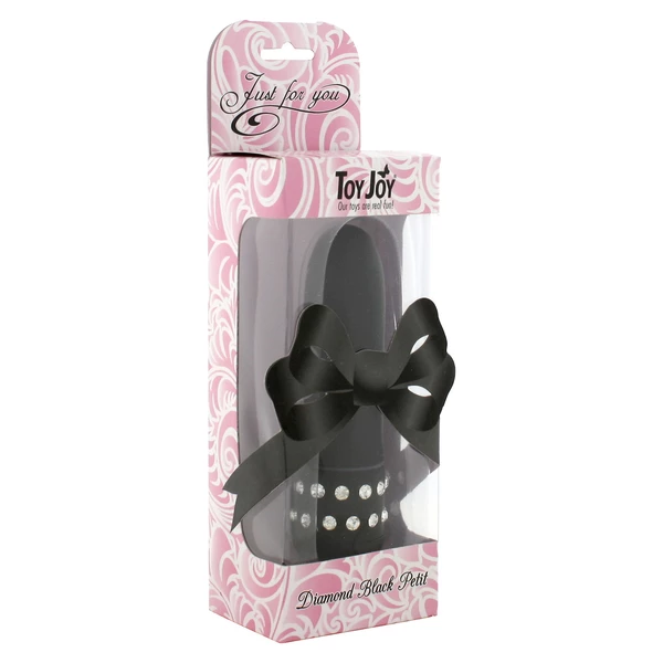 ToyJoy Diamond Black Petit Vibe - Miniwibrator, czarny