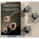 Power Escorts Triple Balls Silver  - Stříbrné anální kuličky