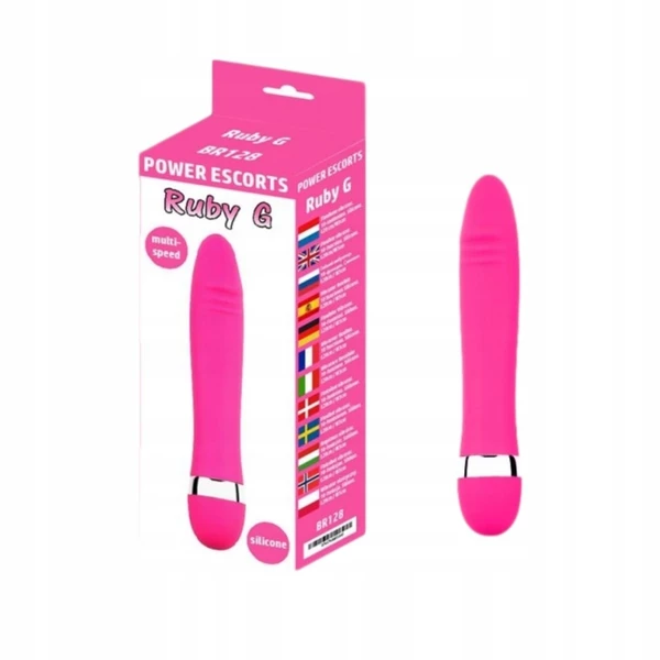Power Escorts Ruby G Pink Vibro 18,5 Cm / 7,3 Inch - Wibrator klasyczny