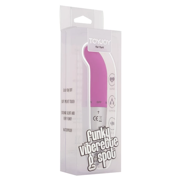 ToyJoy Funky Viberette G Spot Violet - Wibrator do punktu G, fioletowy